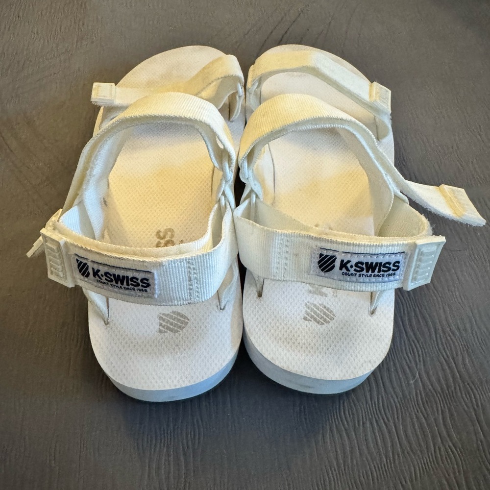K-Swiss White Sandals
